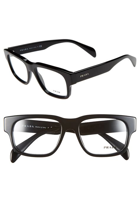 prada 53mm optical glasses|Prada clear prescription glasses.